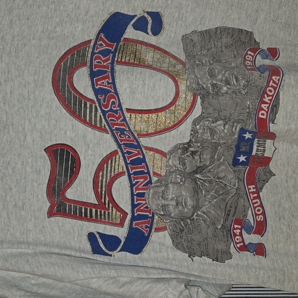 VTG 90S SOUTH DAKOTA MOUNT RUSHMORE 50TH ANNIVERSARY XL - Picture 3 of 13